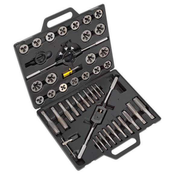 Sealey AK303IMP Tap & Die Set 45pc Split Dies Imperial