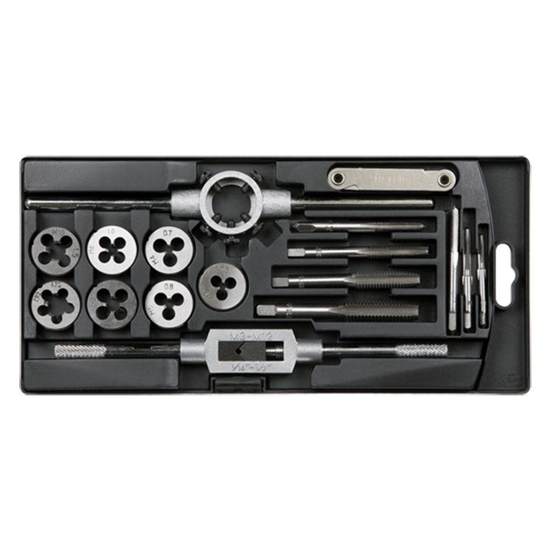 Sealey AK321 Metric Tap & Die Set 17pc