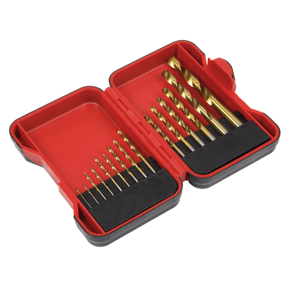 Sealey AK3715HSS HSS Drill Bit Set 15pc