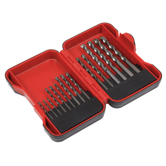 Sealey AK3715M Masonry Drill Bit Set 15pc