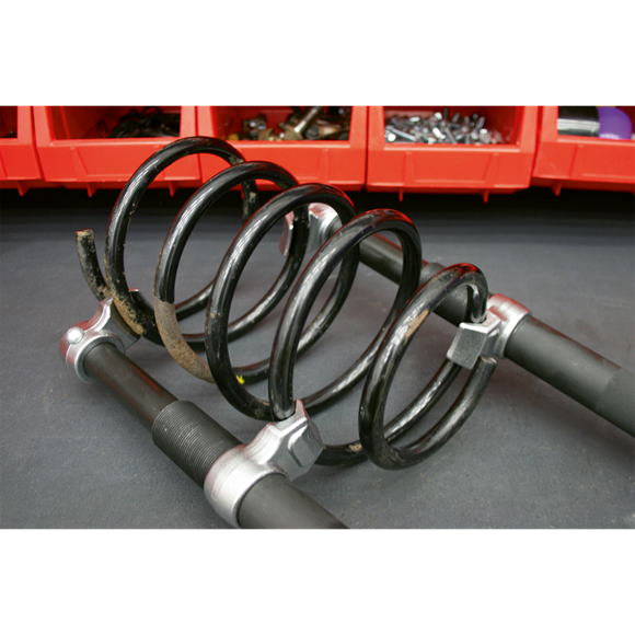Sealey AK3845 Coil Spring Compressor Set 2pc Heavy-Duty 2500kg/Pair