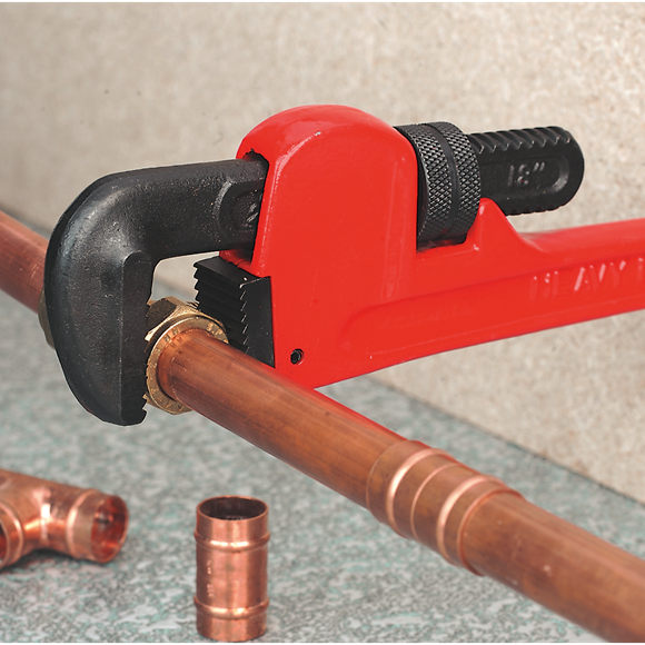 Sealey AK5103 Pipe Wrench European Pattern 300mm Cast Steel