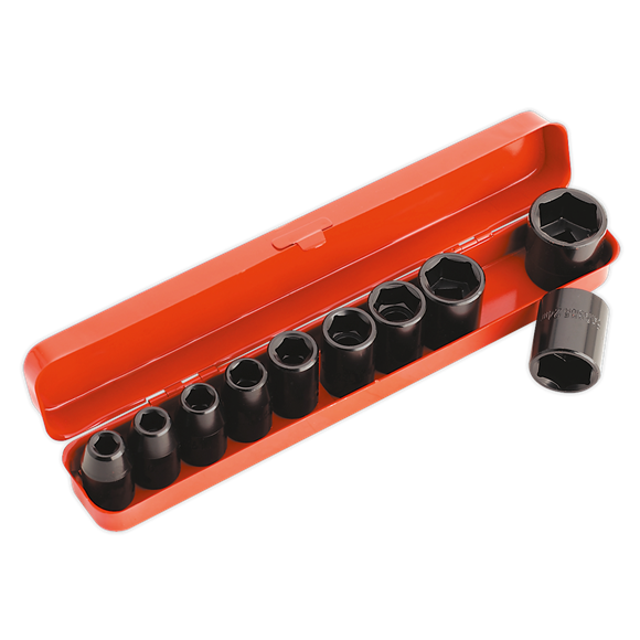 Sealey AK56/11M Impact Socket Set 10pc 1/2"Sq Drive Metric