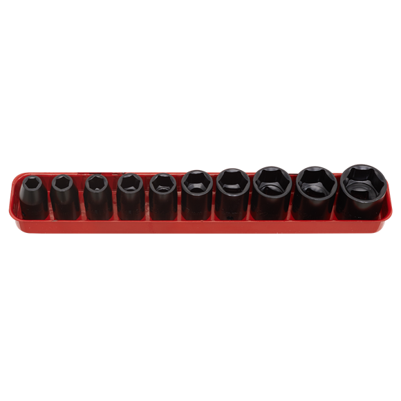 Sealey AK56/11M Impact Socket Set 10pc 1/2"Sq Drive Metric