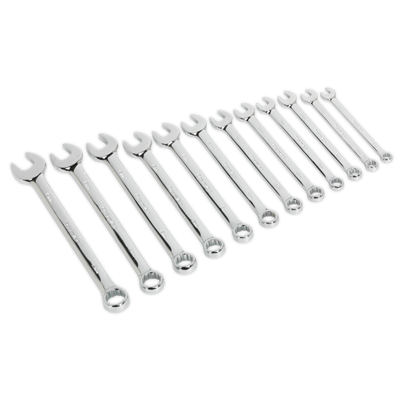 Sealey AK63012 Premier Combination Spanner Set 12pc
