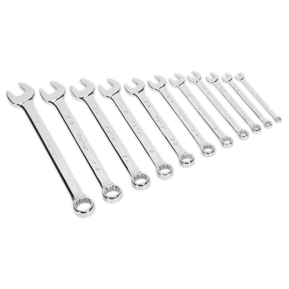 Sealey AK630AF Premier Imperial Combination Spanner Set 11pc
