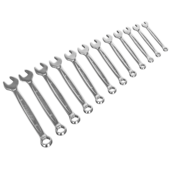Sealey AK63921 Combination Spanner Set 12pc Lock-On™ 6pt - Metric
