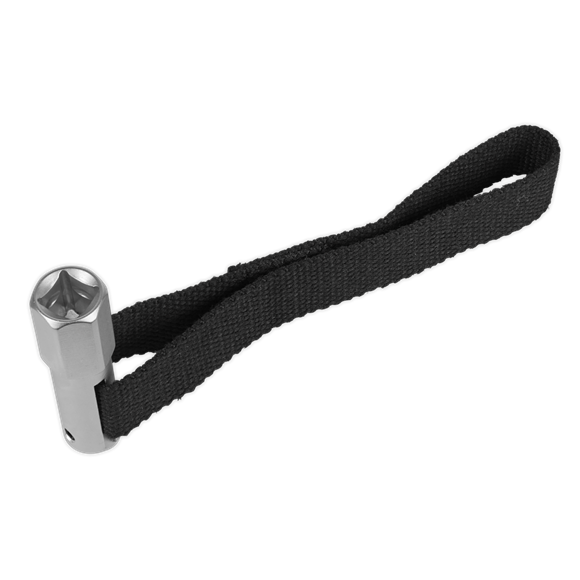 Sealey AK640 Oil Filter Strap Wrench 120mm Capacity 1/2"Sq Drive