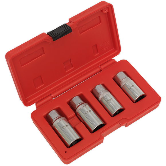 Sealey AK723 Stud Extractor Set 4pc 1/2"Sq Drive Metric