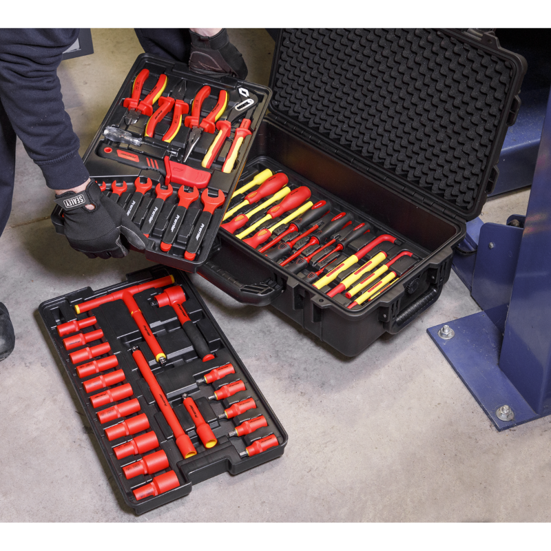 Sealey AK7938 1000V Insulated Tool Kit 3/8"Sq Drive 50pc