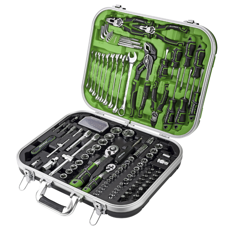 Sealey AK7980HV Mechanic's Tool Kit 144pc Hi-Vis Green
