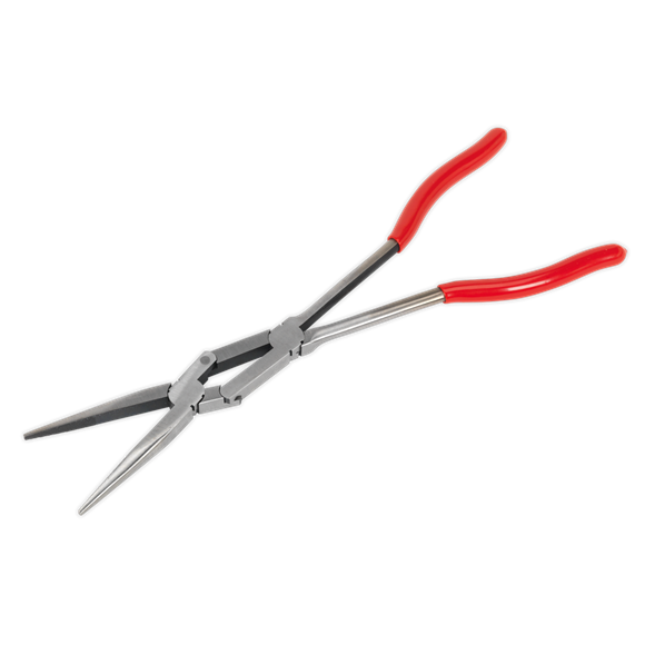 Sealey AK8591 Needle Nose Pliers Double Joint Long Reach 335mm