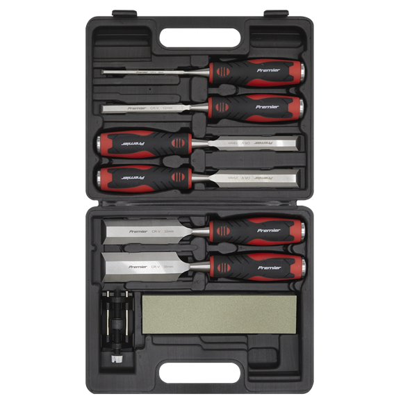 Sealey AK9240 Hammer-Thru Wood Chisel 8pc Set