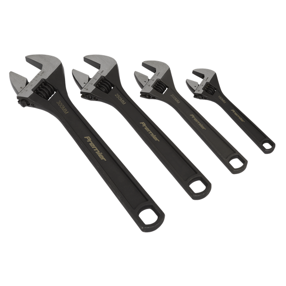 Sealey AK9567 Adjustable Wrench Set 4pc