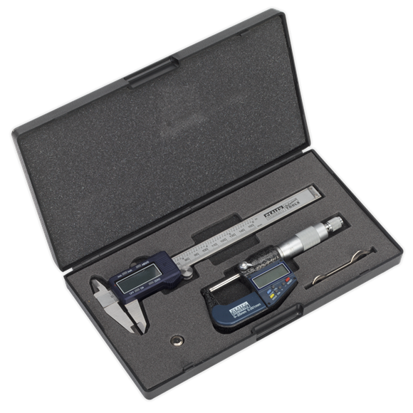 Sealey AK9637D Digital Measuring Set 2pc
