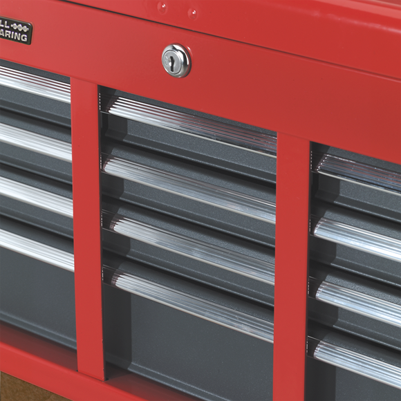 Sealey AP2201BB American PRO Topchest 6 Drawer - Red/Grey