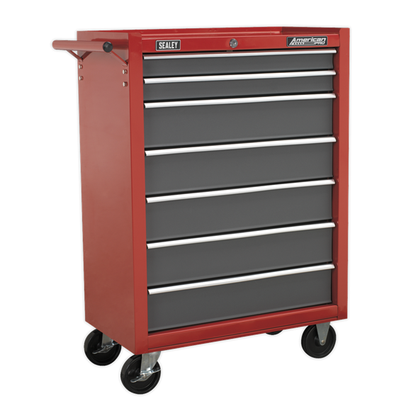 Sealey AP22507BB American PRO Rollcab 7 Drawer - Red/Grey