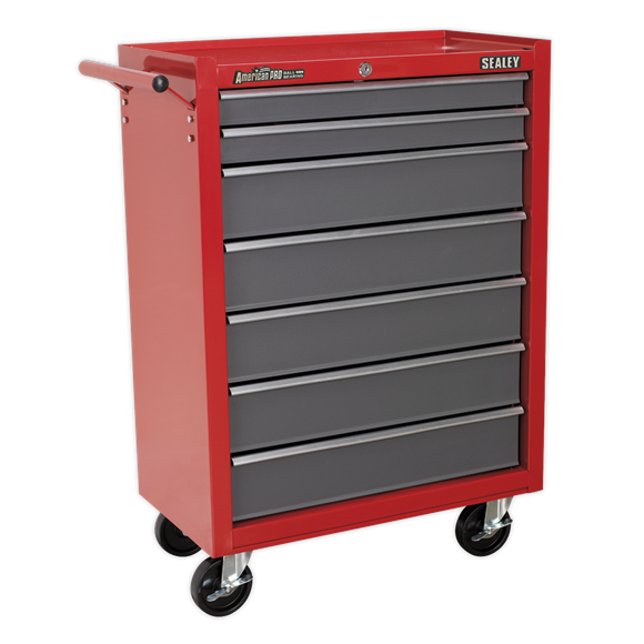 Sealey AP22507BB American PRO Rollcab 7 Drawer - Red/Grey