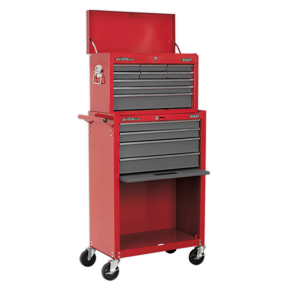 Sealey AP22513BB American PRO Topchest & Rollcab Combination 13 Drawer - Red/Grey