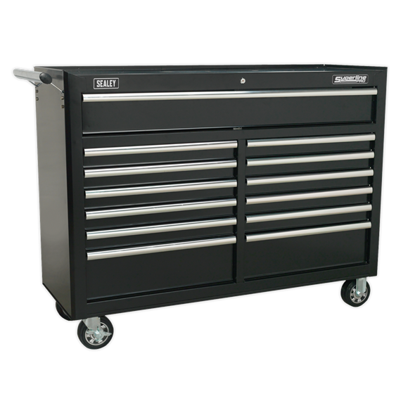 Sealey AP52COMBO2 Tool Chest Combination 23 Drawer with Ball Bearing Slides - Black