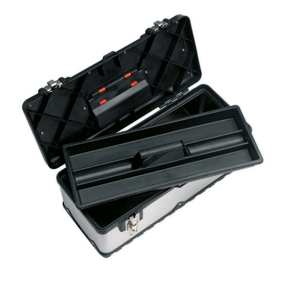 Sealey AP505S Stainless Steel Toolbox 505mm with Tote Tray