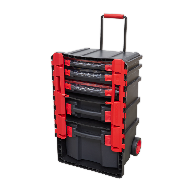 Sealey AP860 Professional Mobile Toolbox with 5 Removable Storage Cases