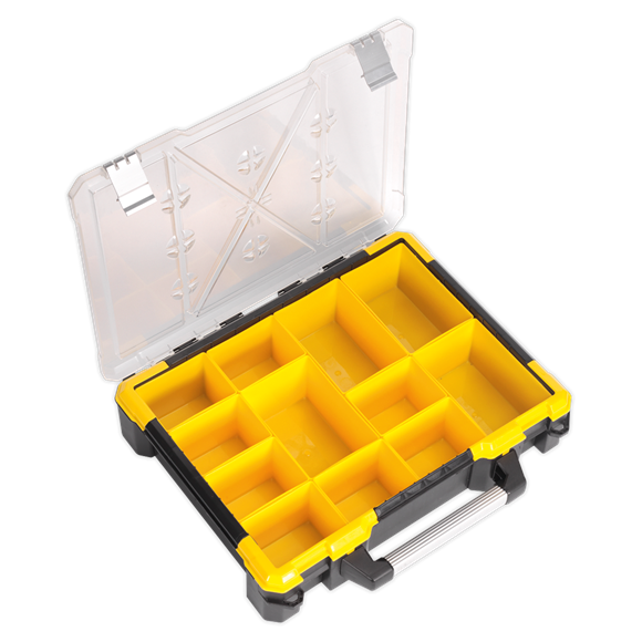 Sealey APAS12R Parts Storage Case with 12 Removable Compartments