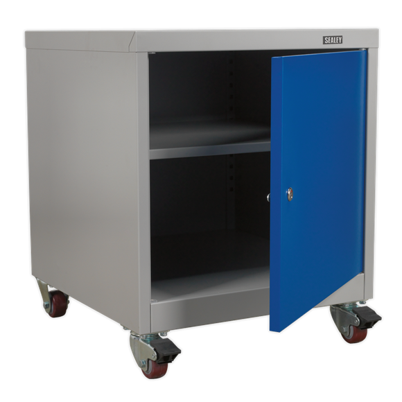 Sealey API5659 Mobile Industrial Cabinet 1 Shelf Locker
