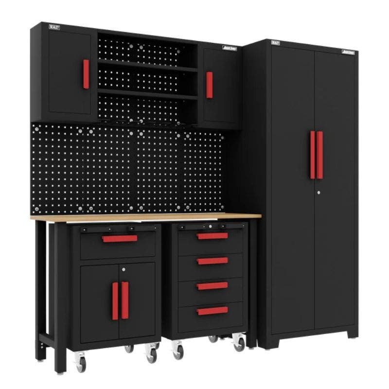 Sealey Complete Garage Storage System with 2 Mobile Trolleys