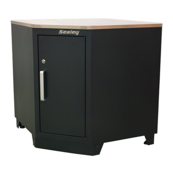 Sealey APMS19 Stainless Steel Corner Worktop 930mm