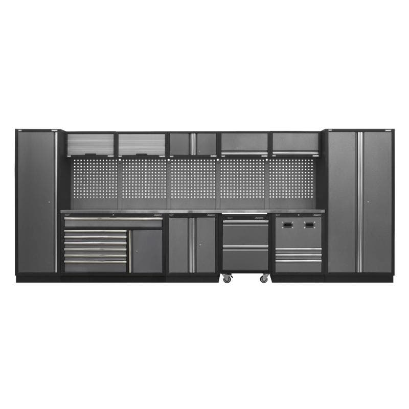 Sealey APMSSTACK16SS Modular Storage System Combo - Stainless Steel Worktop