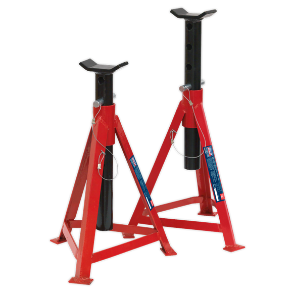Sealey AS3000 Axle Stands (Pair) 2.5tonne Capacity per Stand Medium Height