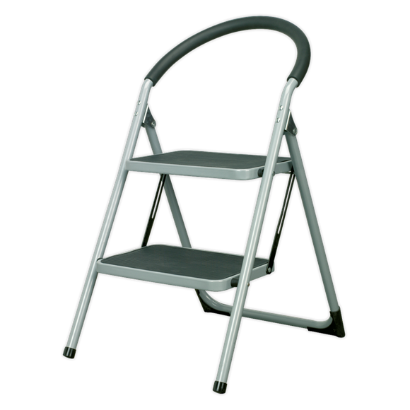 Sealey ASL2 Step Stool 2-Tread 150kg Capacity EN14183