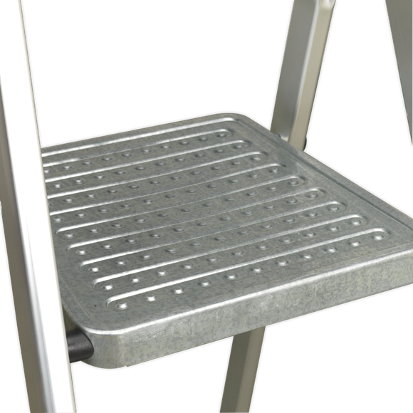 Sealey ASL3S Aluminium Step Ladder 3-Tread EN 131