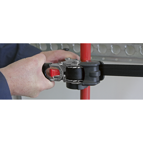 Sealey ATD25301 Auto Retractable Ratchet Tie Down 25mm x 3m