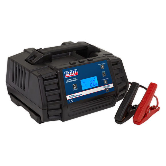 Sealey AUTOCHARGE1200HF Compact Auto Smart Charger 12A 9-Cycle 12/24V - Lithium