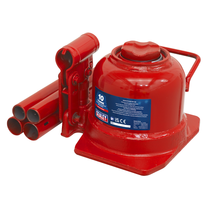 Sealey BJ10LE Low Profile Telescopic Bottle Jack 10 Tonne