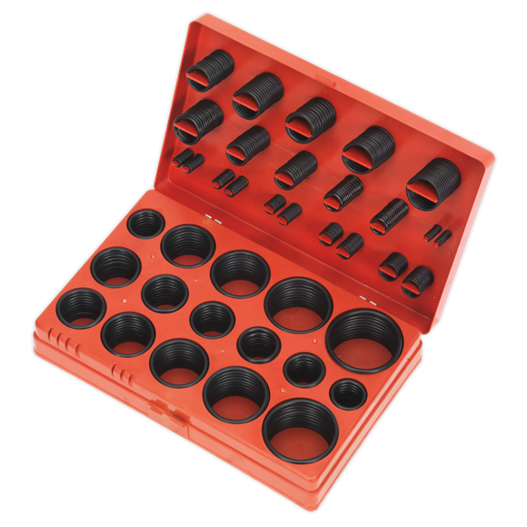 Sealey BOR419 Rubber O-Ring Assortment 419pc