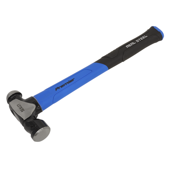 Sealey BPHG32 Premier Ball Pein Hammer with Fibreglass Shaft 32oz