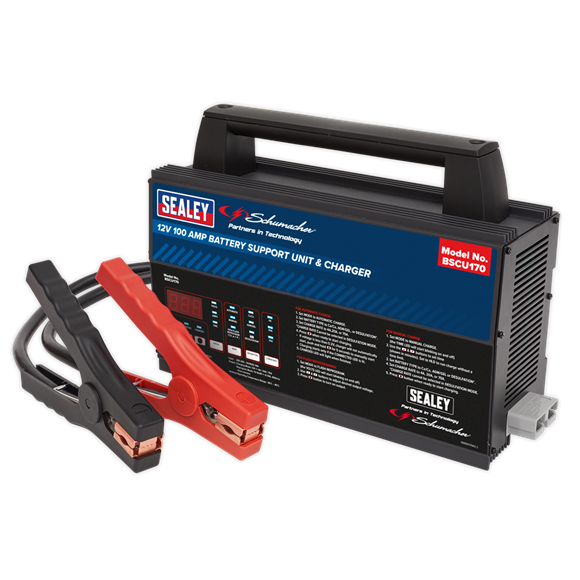 Sealey BSCU170 Schumacher® Battery Support Unit & Charger - 12V 100A