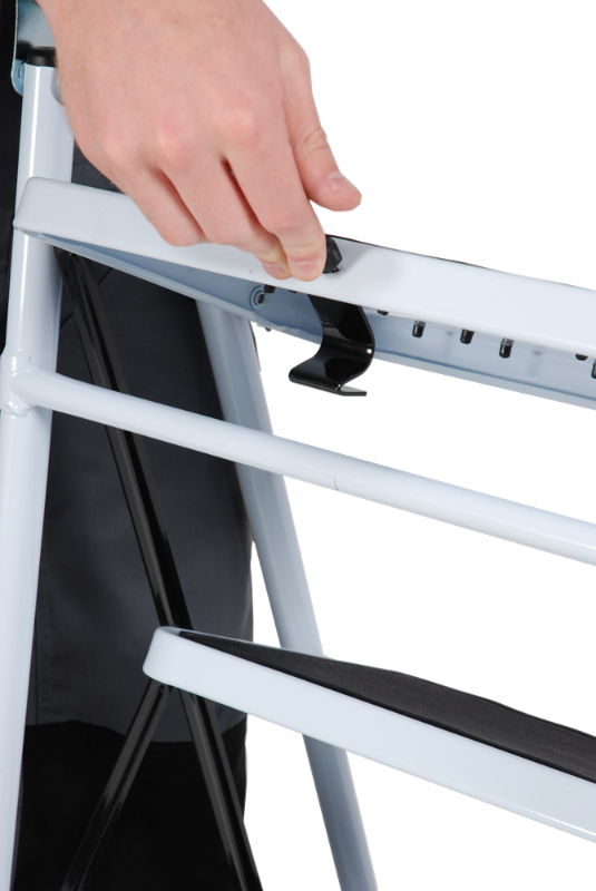 TB Davies 1216-051 3 Tread High Rail Steel Step Stool