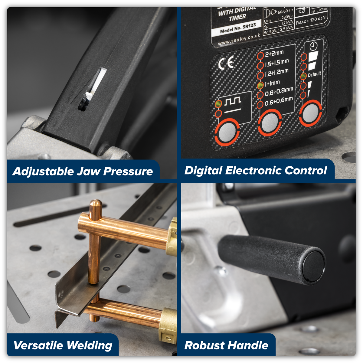 Sealey SR123 Spot Welder with Digital Timer