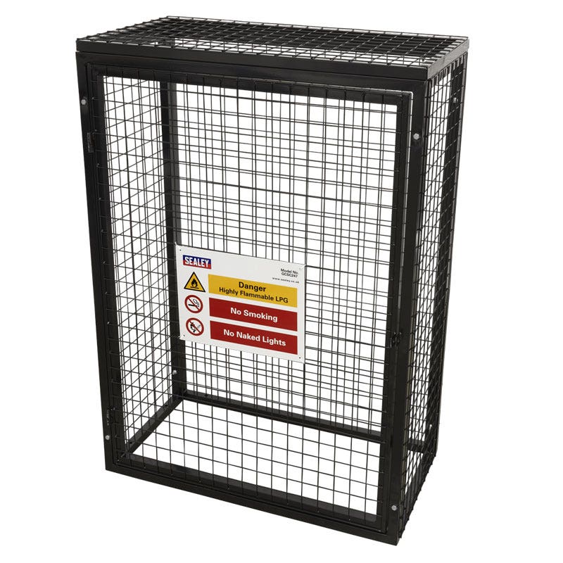 Sealey GCSC247 Safety Cage - 2 x 47kg Gas Cylinders
