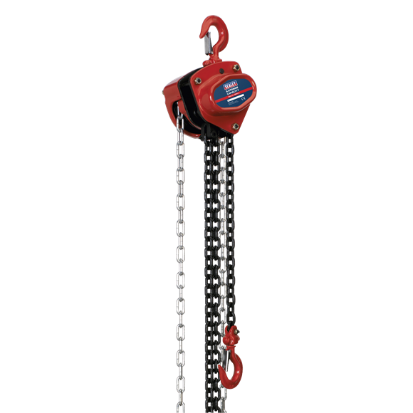Sealey CB500 2.5m Chain Block 0.5 Tonne