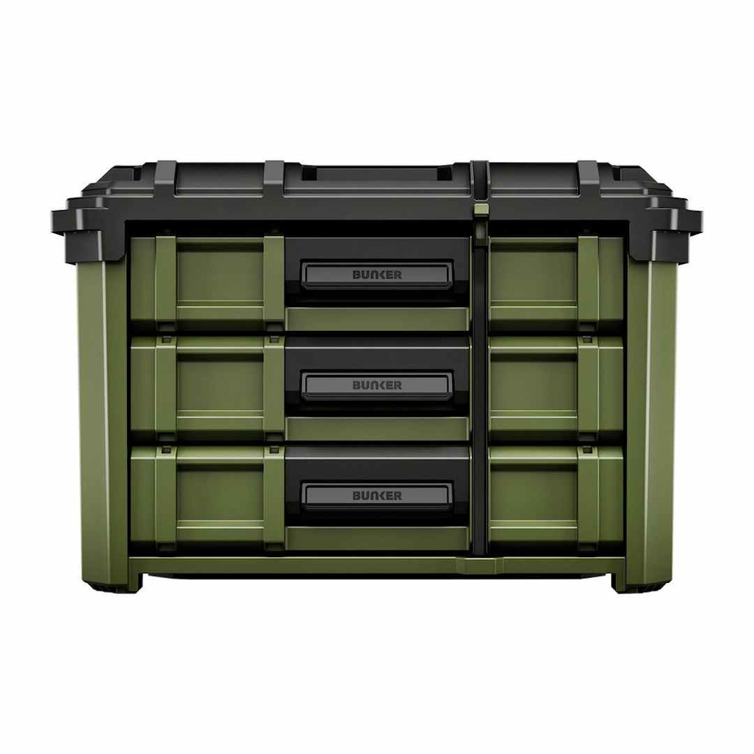 BUNKER 29441 Load-Up Stacking 3 Drawer Tool Box, 570mm