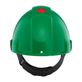 3M G3000 Safety Helmet, Uvicator, Pinlock, Ventilated, Green, G3000CUV-GP