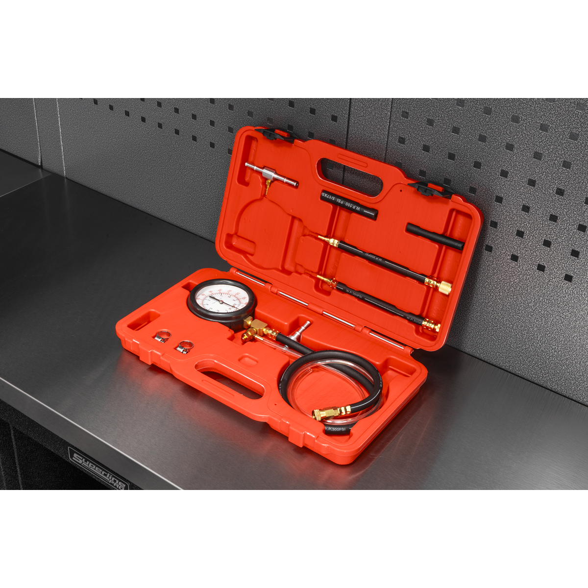 Sealey VSE211 Fuel Injection Pressure Test Kit - Test Port