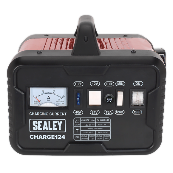 Sealey CHARGE124 Battery Charger 28Amp 12/24V 230V