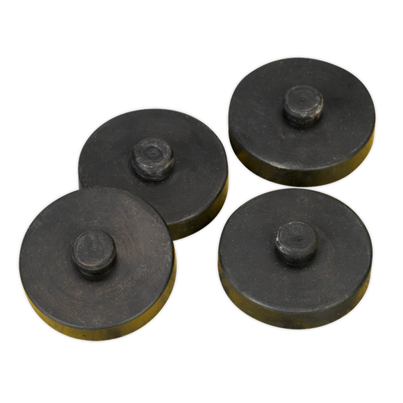 Sealey COMPKIT4 Anti-Vibration Foot Kit for Static Compressor 4pc