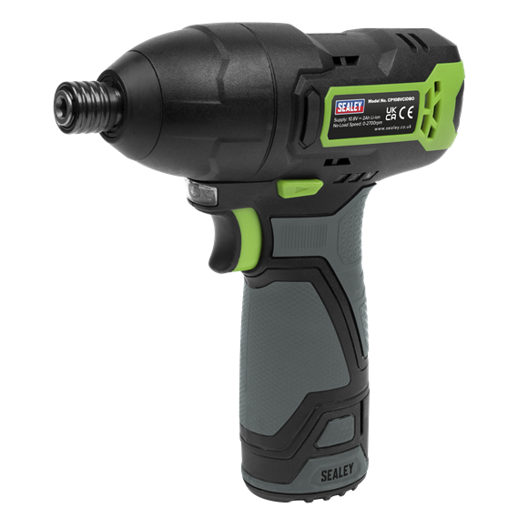 Sealey CP108VCID Cordless Impact Driver 1/4"Hex Drive 10.8V 2Ah